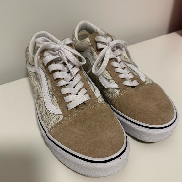 Vans beige flower print shoes - Picture 2 of 5